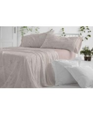 Juego de sábanas, 045 color Laurel Cama de 150 a 160 cm - Nature