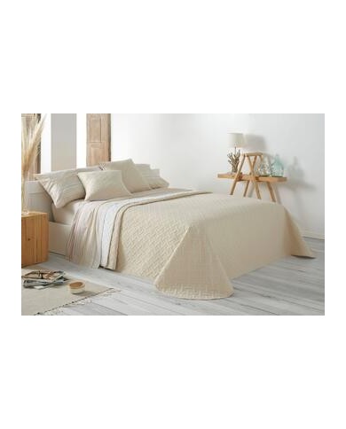 Colchas de verano 151 Beige/Blanco Cama de 135 cm - Colchas