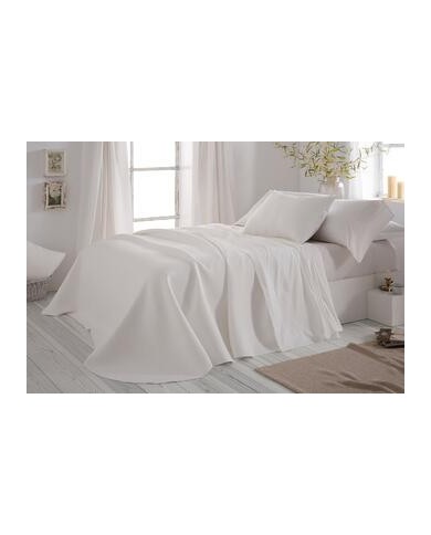 Colcha verano jacquard, 162 color Blanco Cama de 135 cm - Colchas