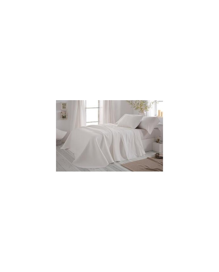 Colcha verano jacquard, 162 color Blanco Cama de 135 cm - Colchas