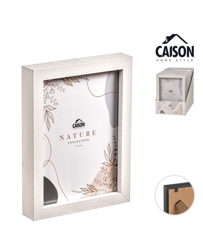 PORTAFOTO VOLGA B 13x18 cm BLANCO