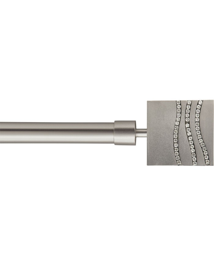 KIT EXT 120-210 CM D19 TERMINAL STRASS - PLATA MATE