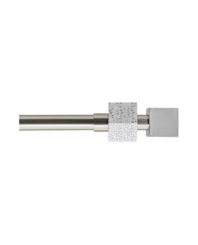 KIT EXT 120-210 CM D19 TERMINAL CUBIQUE - PLATA MATE