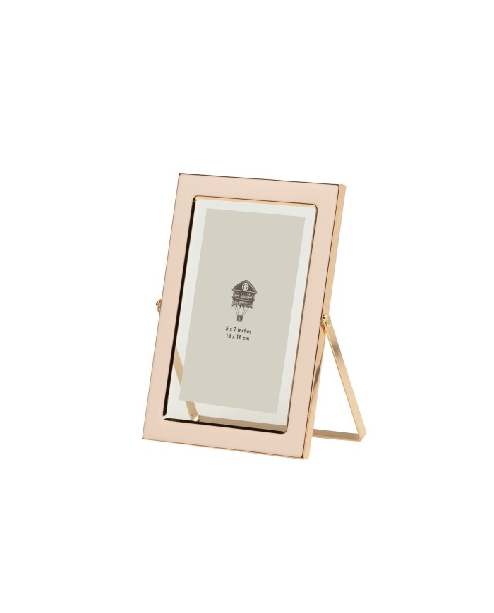 PORTAFOTOS METAL ROSA 13x18 CM