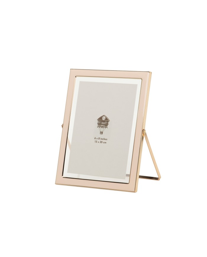 PORTAFOTOS METAL ROSA 15x20 CM