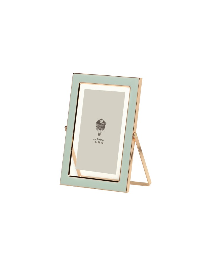PORTAFOTOS METAL VERDE 13x18 CM