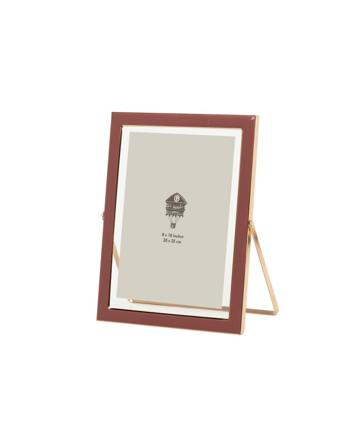 PORTAFOTOS METAL ROSA 20x25 CM