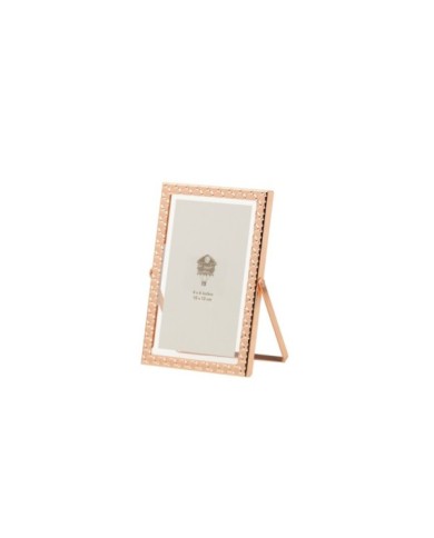 PORTAFOTOS METAL ROSA 10x15 CM
