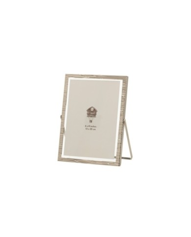 PORTAFOTOS METAL PLATEADO 15x20 CM