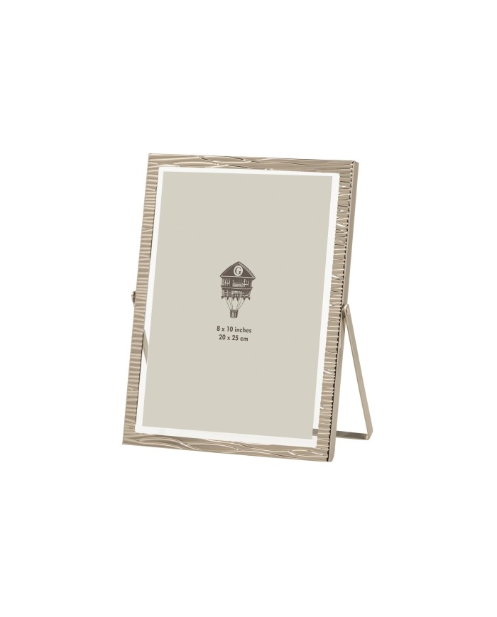 PORTAFOTOS METAL PLATEADO 20x25 CM