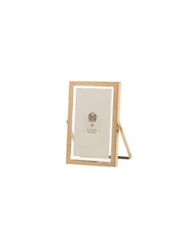 PORTAFOTOS METAL DORADO 10x15 CM