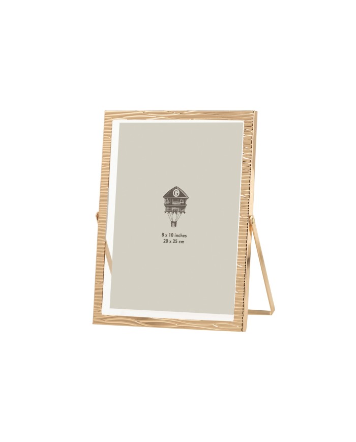 PORTAFOTOS METAL DORADO 20x25 CM