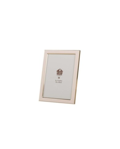 PORTAFOTOS METAL ROSA 13x18 CM