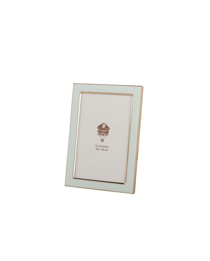 PORTAFOTO METAL VERDE 10x15 CM