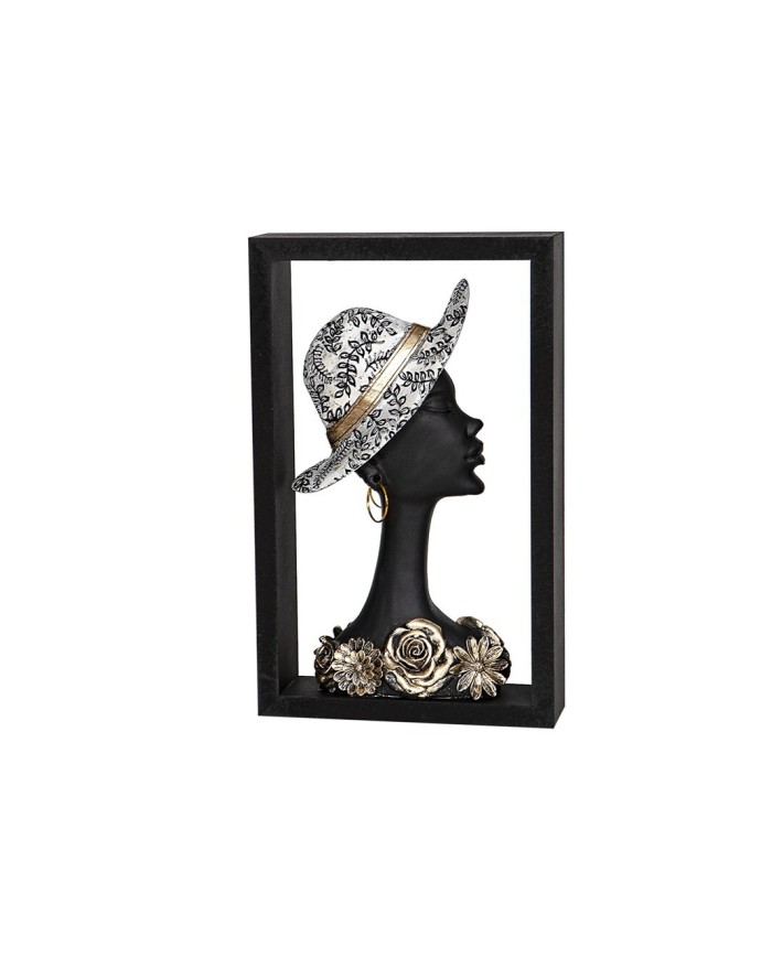 BUSTO RESINA MUJER EN MARCO DM