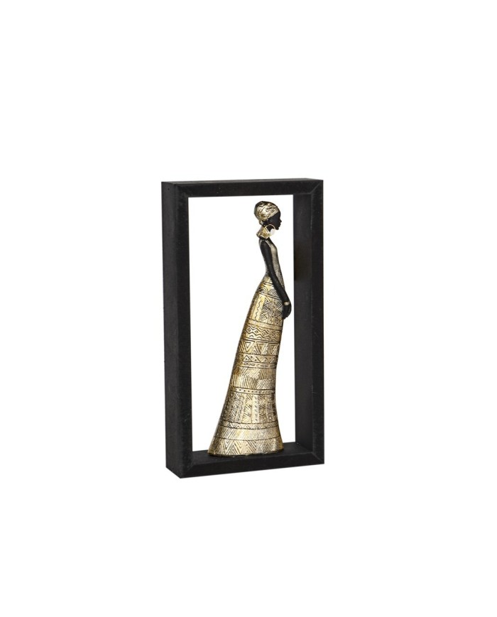 FIGURA RESINA MUJER EN MARCO DM