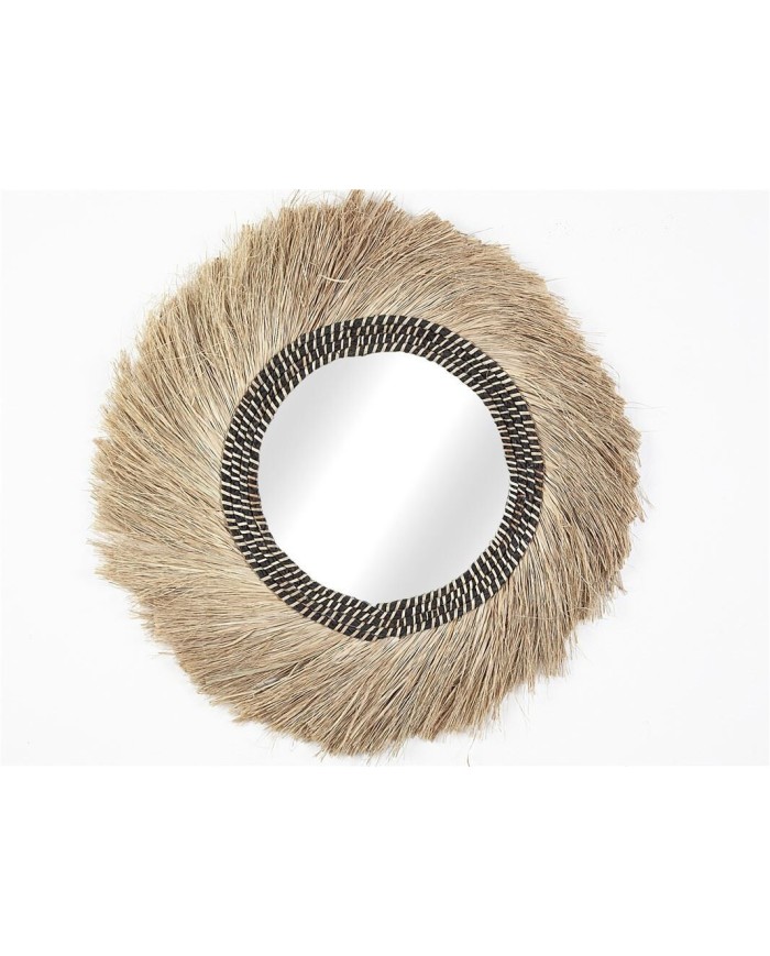 ESPEJO FIBRAS NATURALES NATURAL