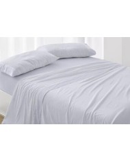 Juego de sábanas, 540 color Azul plomo Cama de 135 cm - Claro de luna