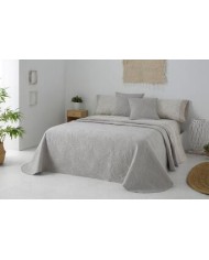 Colchas de verano 150 Gris/Blanco Cama de 105 cm - Colchas