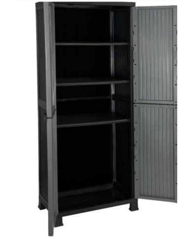 Armario de Resina Exterior con 3 Baldas 171x68x39cm