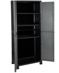 Armario de Resina Exterior con 3 Baldas 171x68x39cm