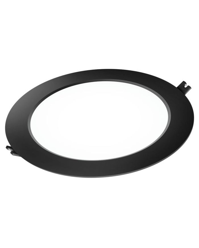 DOWNLIGHT LED PC REDONDO NEGRO 18W FRÍA