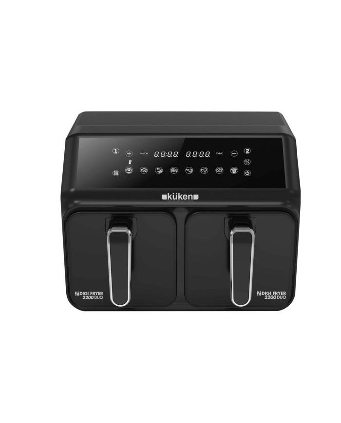 FREIDORA SIN ACEITE DOBLE DIGITAL KÜKEN 8 LITROS 2200W