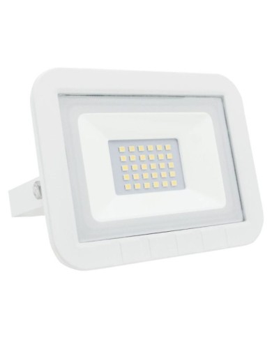 PROYECTOR LED PLANO BLANCO MATEL IP65 20W FRÍA