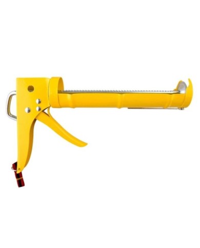 PISTOLA SILICONA ANTIGOTEO STEIN AMARILLA CON CREMALLERA