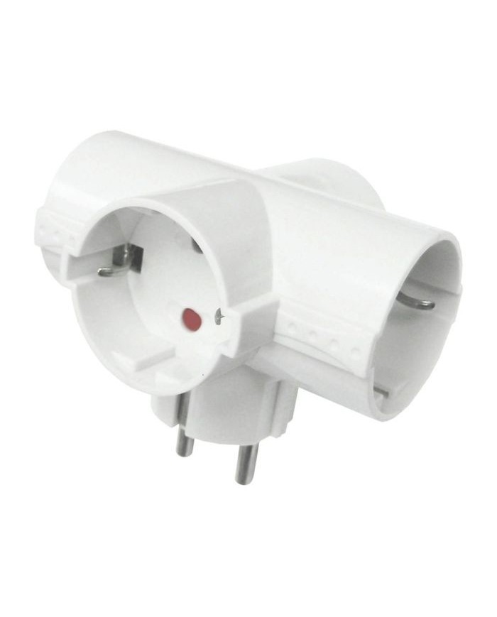 ADAPTADOR 4 TOMAS ONLEX BLANCO 4,8 MM 10/16A T/T