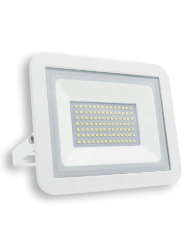 PROYECTOR LED PLANO BLANCO MATEL IP65 50W FRÍA