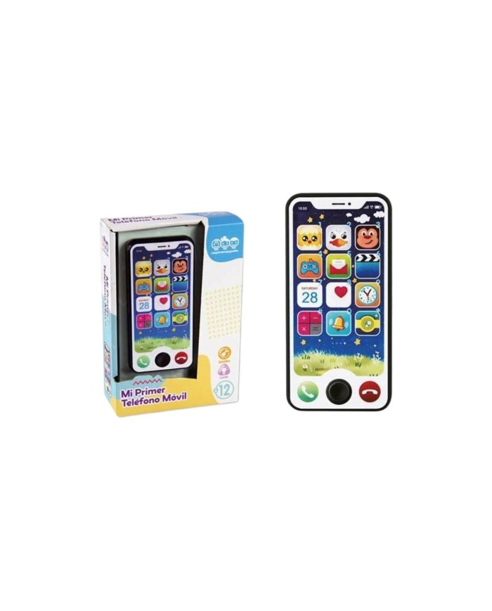 Teléfono móvil con sonidos en inglés 13x5x20 cm