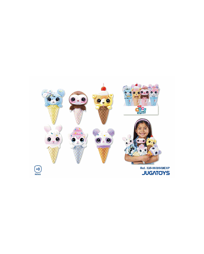 Peluche Coco Surprise Sweet 20cm en cono- Expositor 12 piezas