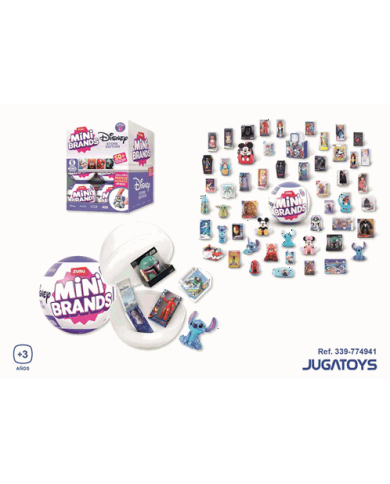 Bola Sorpresa Disney Mini Brands con figura, más de 50 para coleccionar - Expositor 13 piezas
