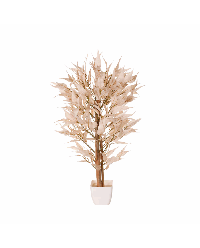 ARBOL EUCALIPTO WILLOW 80CM *CREMA