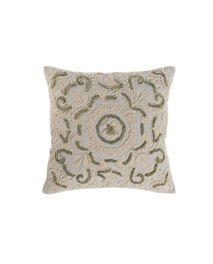 COJIN ALGODON 45X45 584 GR, BORDADO A MANO