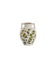 JARRON GRES 17X17X22 OLIVAS VERDE