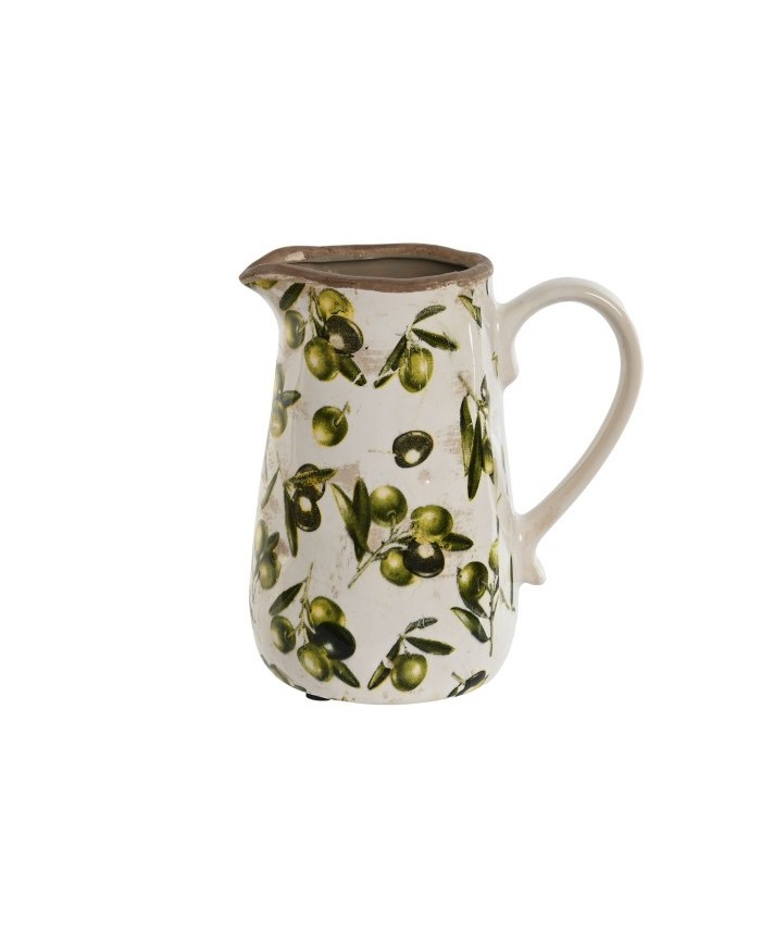 JARRA GRES 17X12X18,5 OLIVAS VERDE