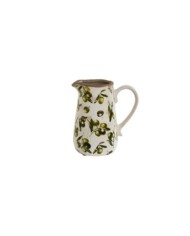 JARRON GRES 17X17X22 OLIVAS VERDE