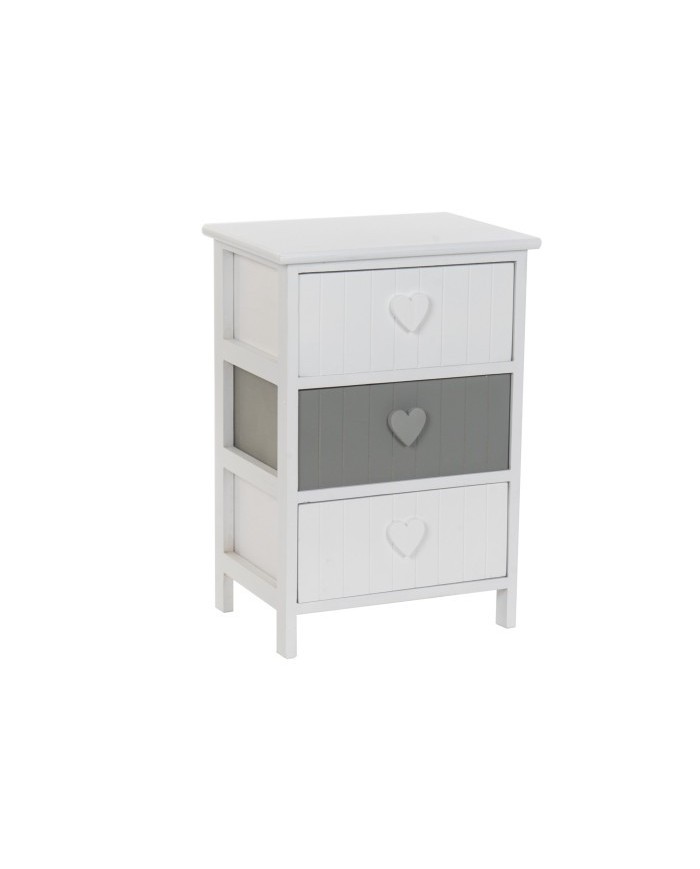 CAJONERA PAULOWNIA 40X29X58 CORAZON