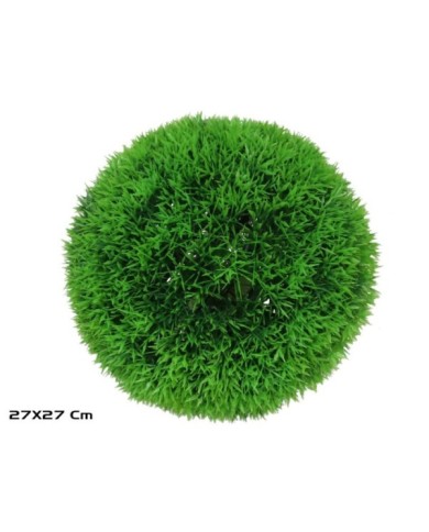 BOLA HIERBA ARTIFICIAL VERDE 27CM DIA.