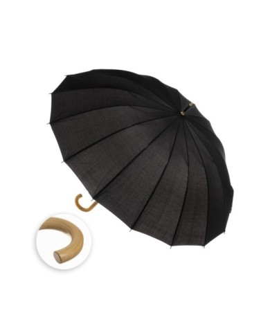 PARAGUAS NEGRO 16 VARILLAS