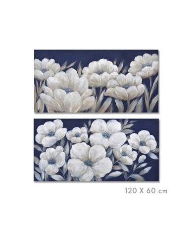 CUADRO OLEO AMAPOLAS 120x60 cm SURT/2