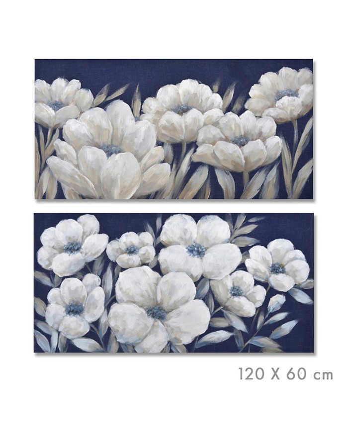 CUADRO OLEO AMAPOLAS 120x60 cm SURT/2