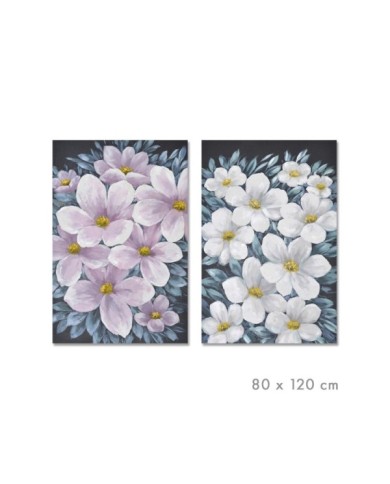 CUADRO OLEO CAMPO AMAPOLAS 80x120 cm SURT/2