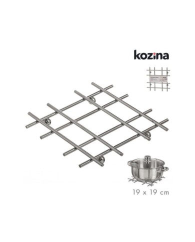 SALVAMANTEL METAL CUADRADO 19 cm