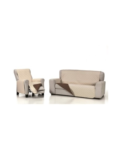 CubreSofa con Bolsillos Chocolate 1 Plaza