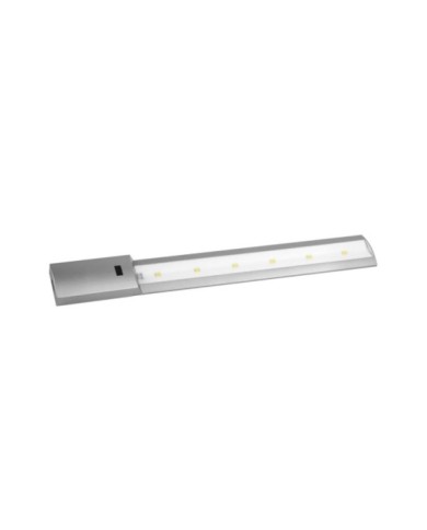 Regleta LED Plata C/SENS 44x5,5cm 7w