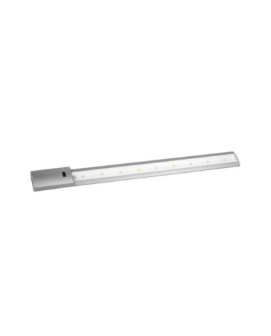 Regleta LED Plata C/SENS 60x5,5cm 10w