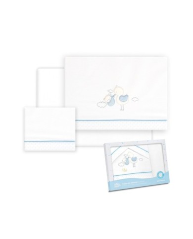 TRIPTICO COCHE CIGUEÑA OSO BCO/AZUL